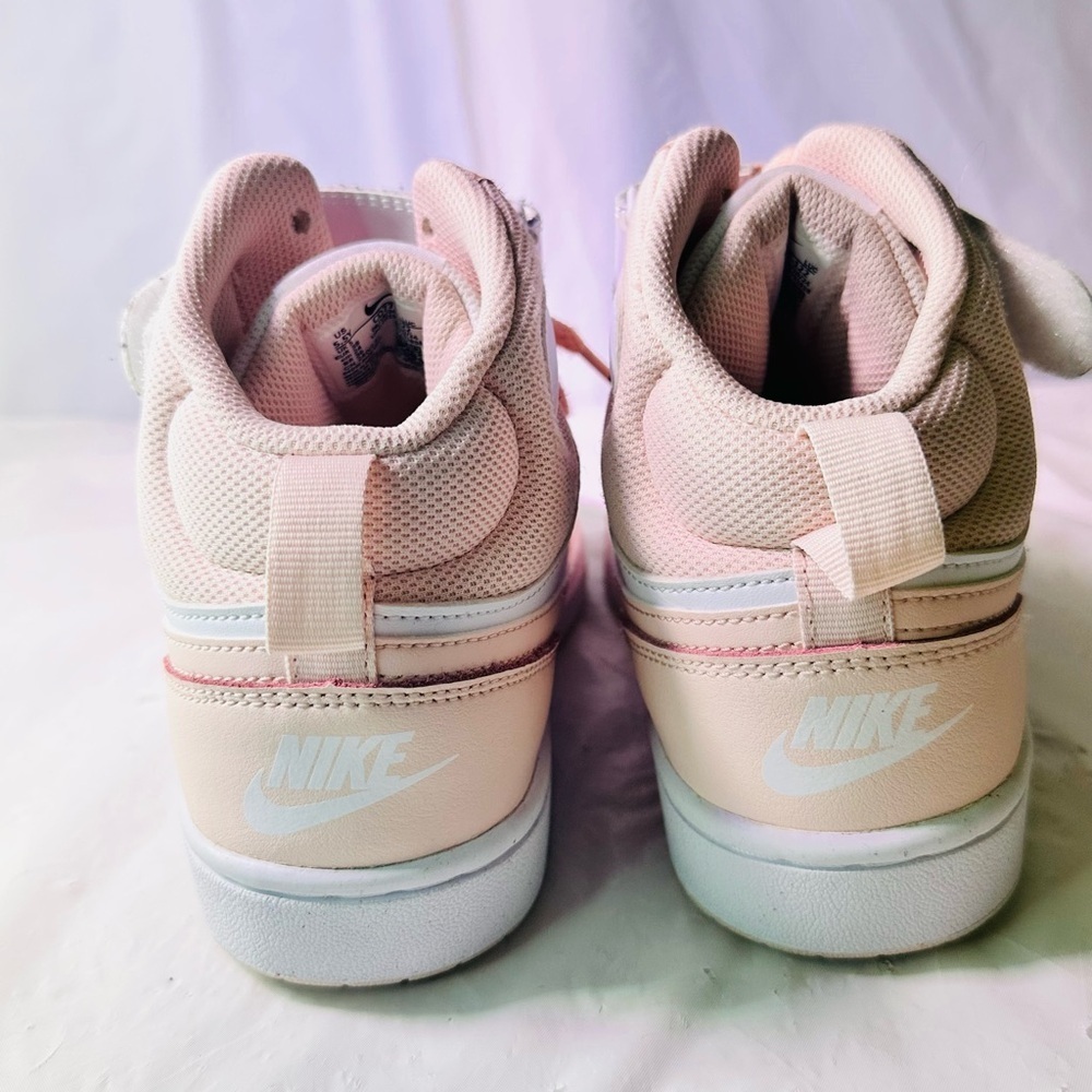 Nike Women’s Mid-Top Sneakers in Pink and White - Picture 7 of 10